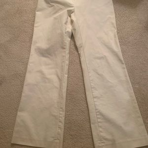 White size 6 Ann Taylor dress pants